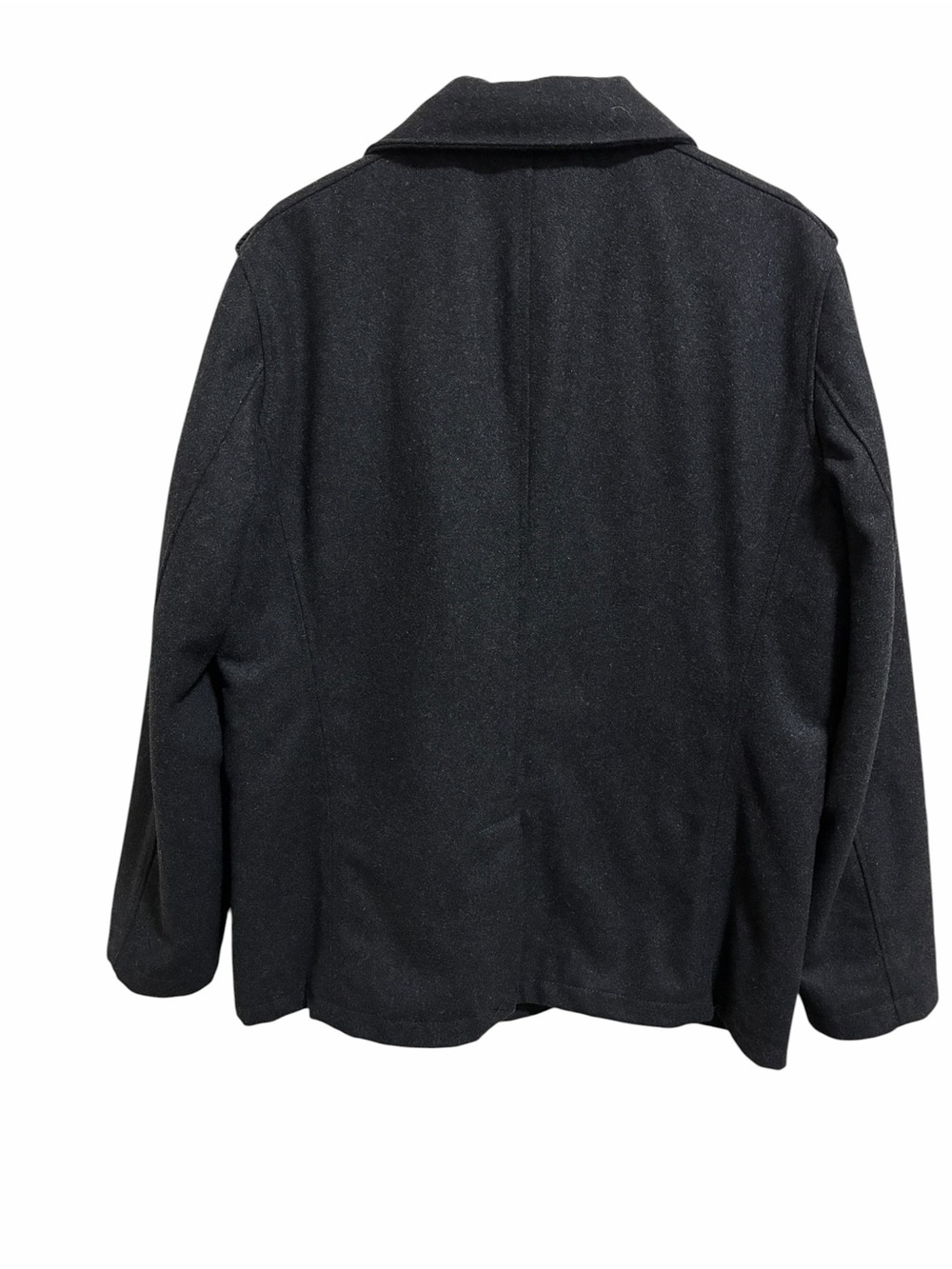 Ben Sherman Coat Large Wool Blend Black Jacket Quilted Lined Utility Pockets Men - Picture 6 of 14
